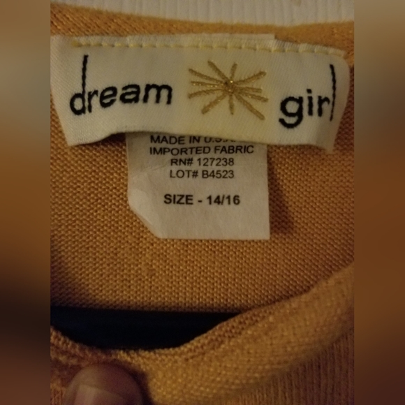🎀Pre-owned Girls 2 piece tops. Polo Ralph Lauren and Dream Girl. - Picture 9 of 15